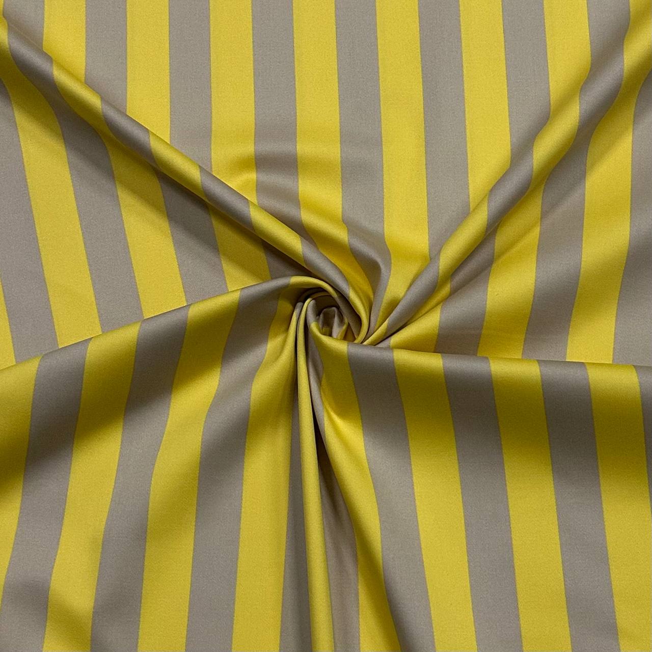 Yellow/Beige Stripes | Cotton