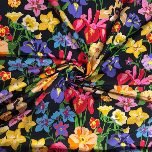 Farbige Blumen |  100% Baumwolle