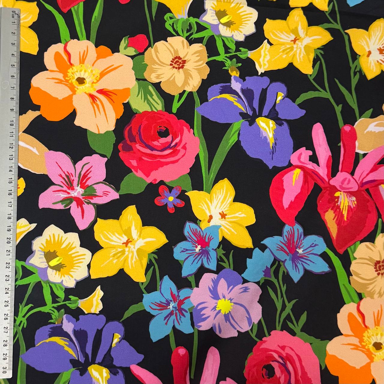 Farbige Blumen |  100% Baumwolle