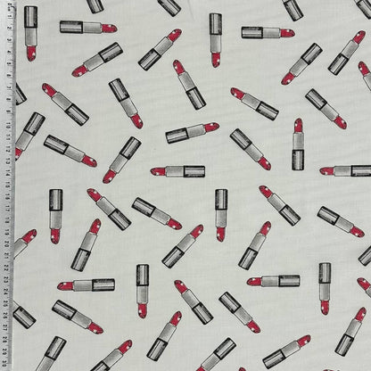 Lipstick on white background | Cotton