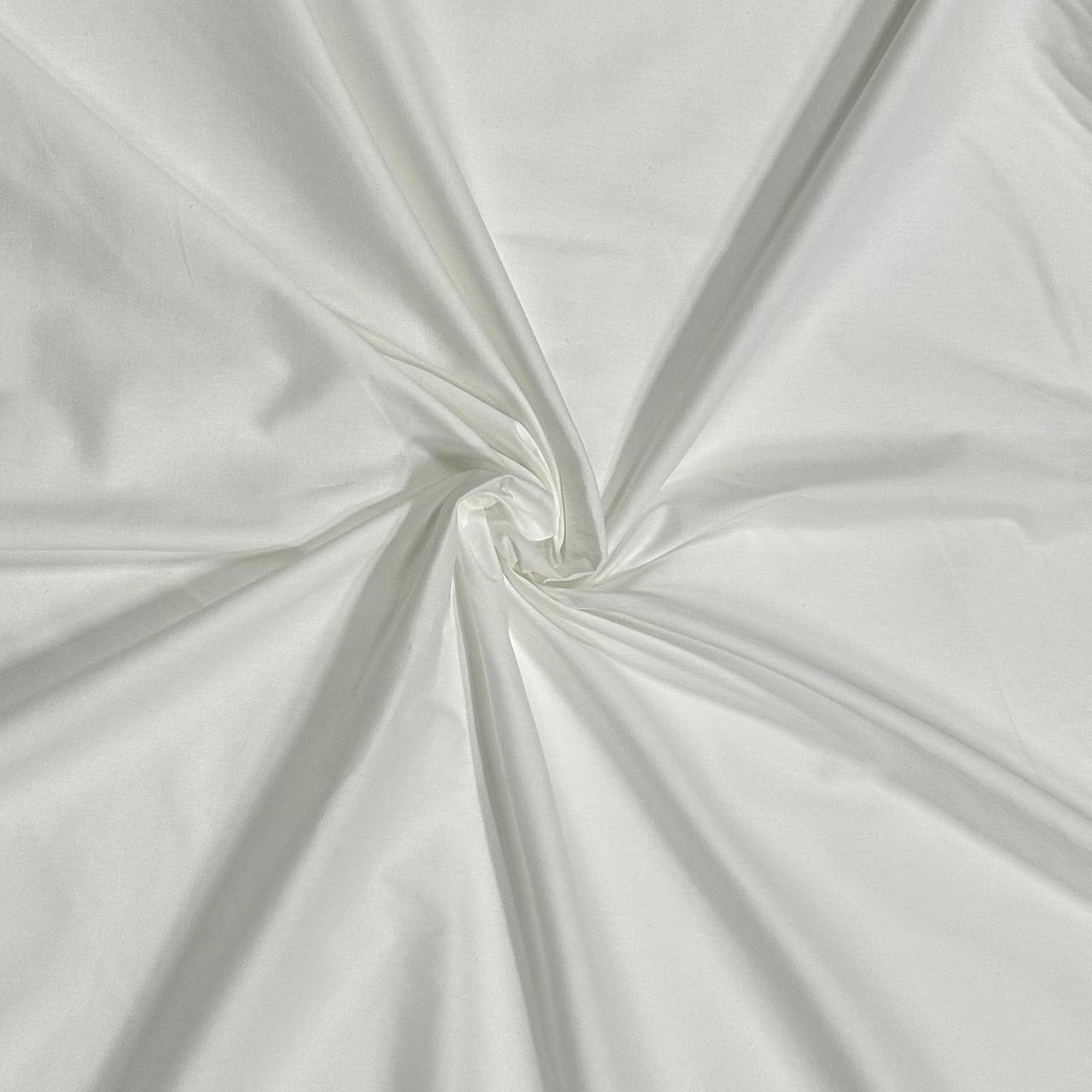 Eleganter weißer Baumwollstoff | Baumwolle