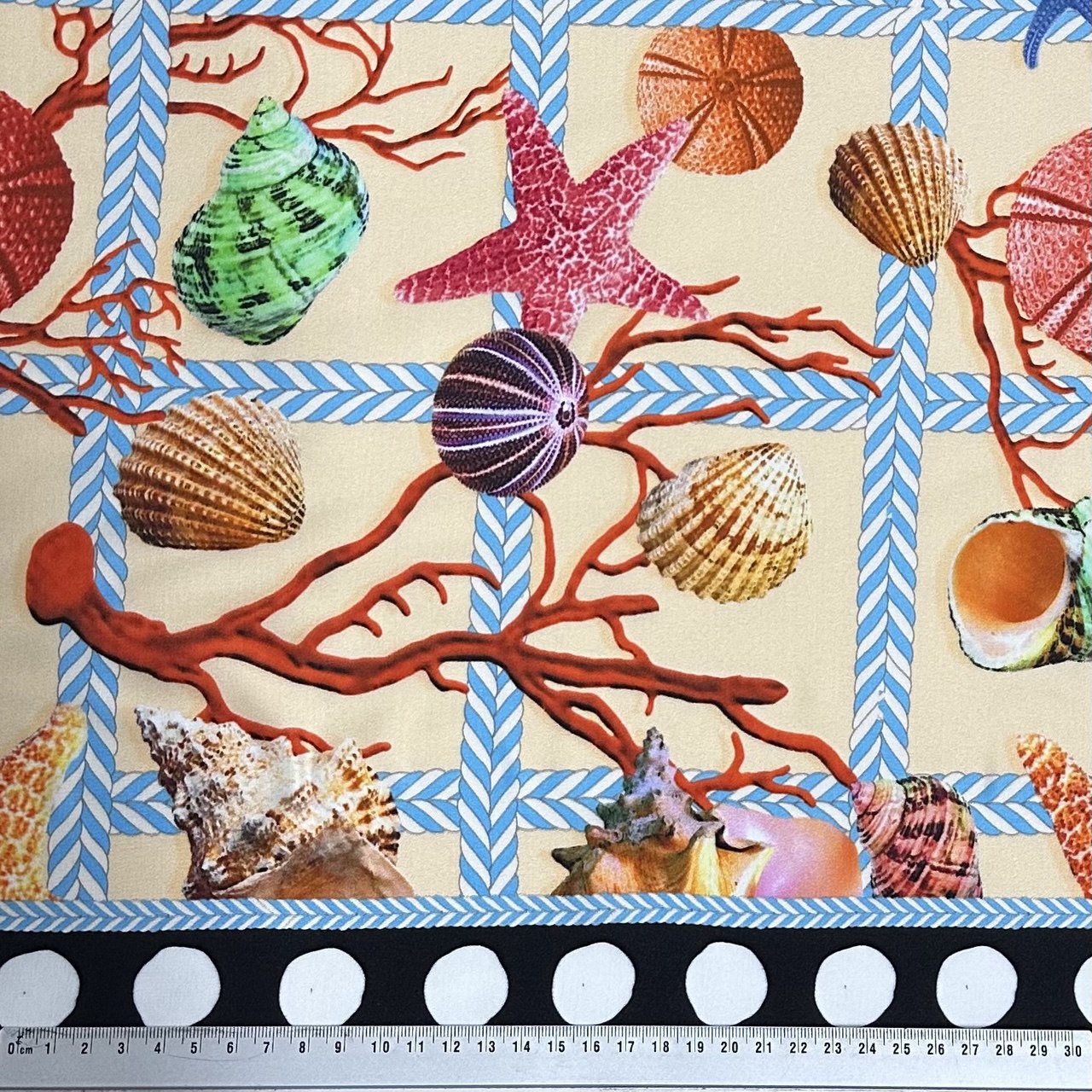 Shells with starfish | Viscose