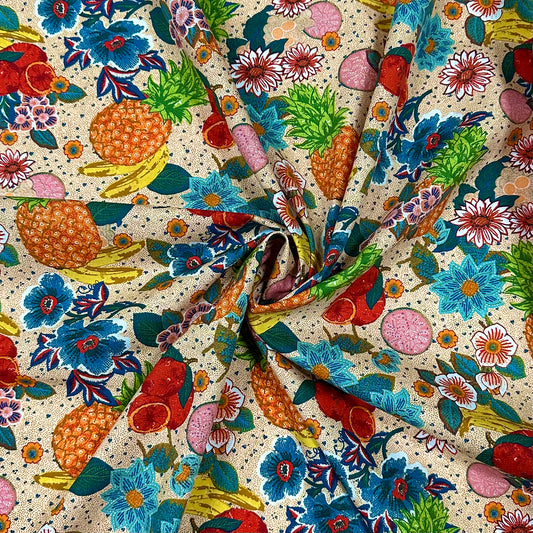 Tropical Fruit Garden | 100% Baumwolle