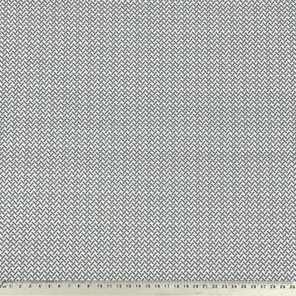 Blue Lines - Feiner Hemdenstoff mit Mikro-Muster | Baumwolle
