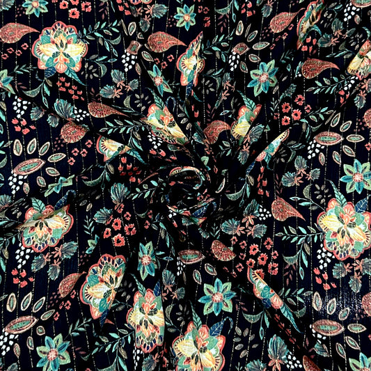 Vintage Boho Flowers | Viskose