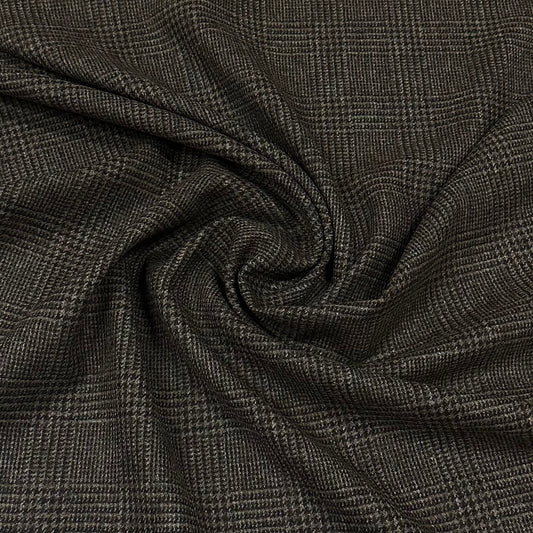Classic Glencheck - Eleganter Karostoff | Mantelstoff