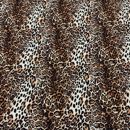 Leo Print – Eleganter Stoff mit Leopardenmuster | Viskose