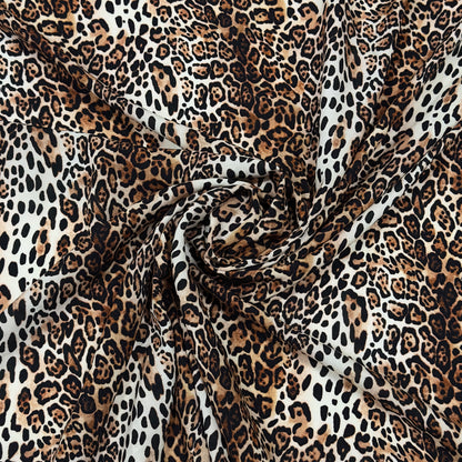 Leo Print – Eleganter Stoff mit Leopardenmuster | Viskose