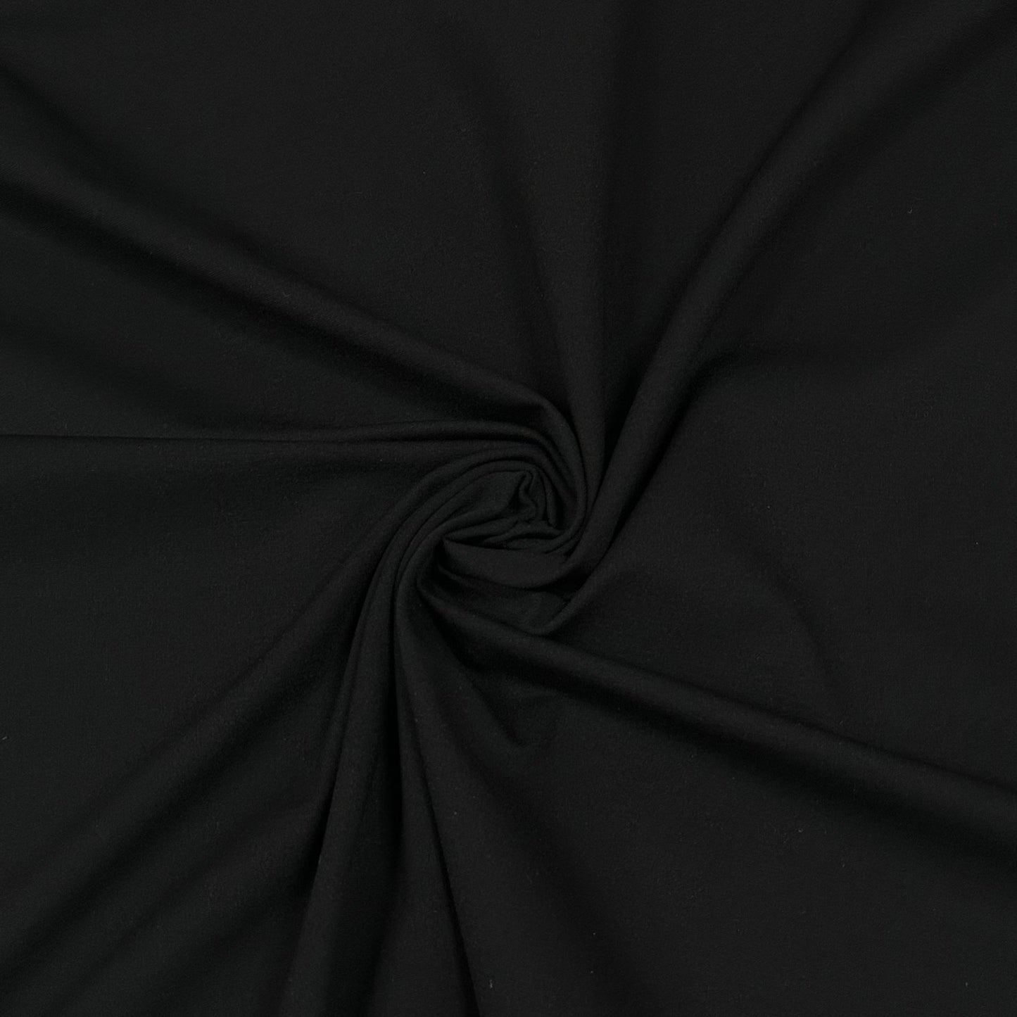 Schwarzer Uni-Stoff | Punto Milano