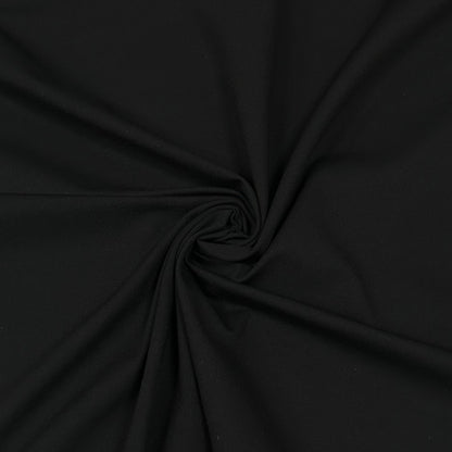 Schwarzer Uni-Stoff | Punto Milano