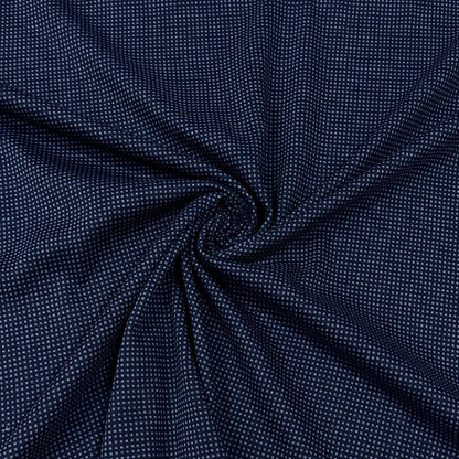 Dunkelblauer Minimalprint-Stoff | Jersey