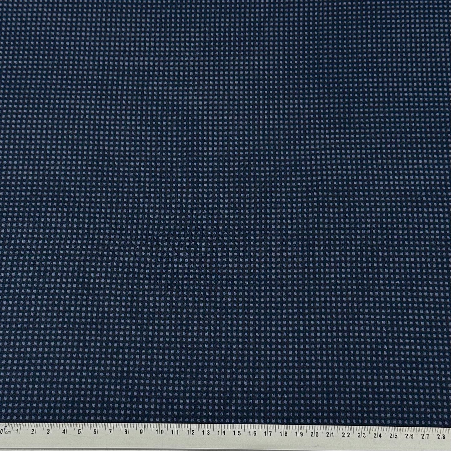 Dunkelblauer Minimalprint-Stoff | Jersey