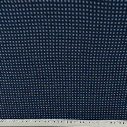 Dunkelblauer Minimalprint-Stoff | Jersey