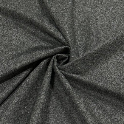 Edler Wollstoff in Anthrazitgrau | 100% Wolle