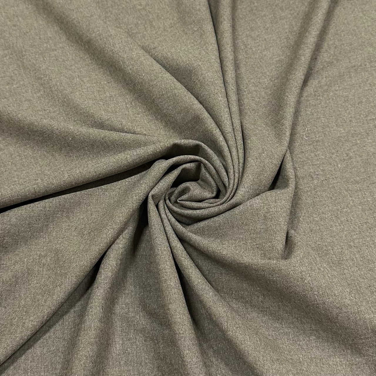 Flanell Wollstoff Grau | Wolle