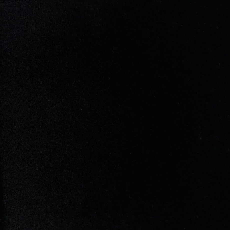 Schwarzer Mantel-Wollstoff | 100% Wolle