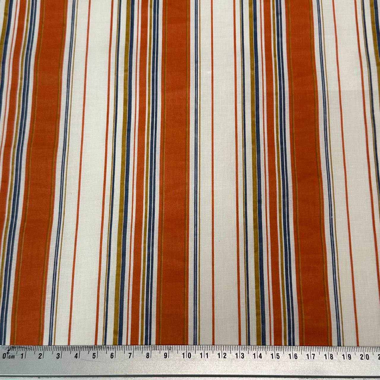 Orange-Gestreift | 100% Baumwolle