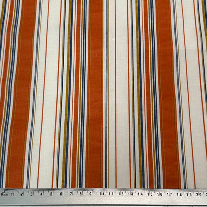 Orange-Gestreift | 100% Baumwolle