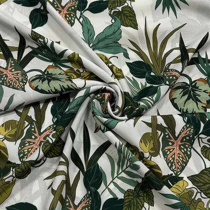 Green plants | 100% viscose