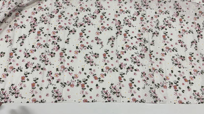 Cherry Blossom Satin | Viskose & Seide Mix