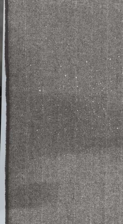 Fischgräten Wollmix mit feinen Pailletten | Wolle