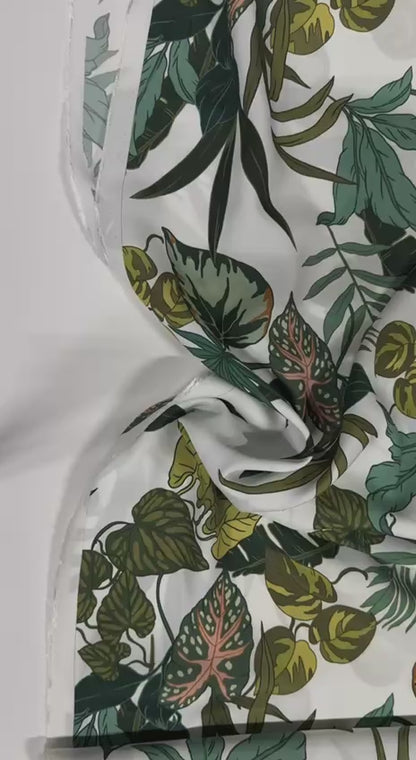 Green plants | 100% viscose