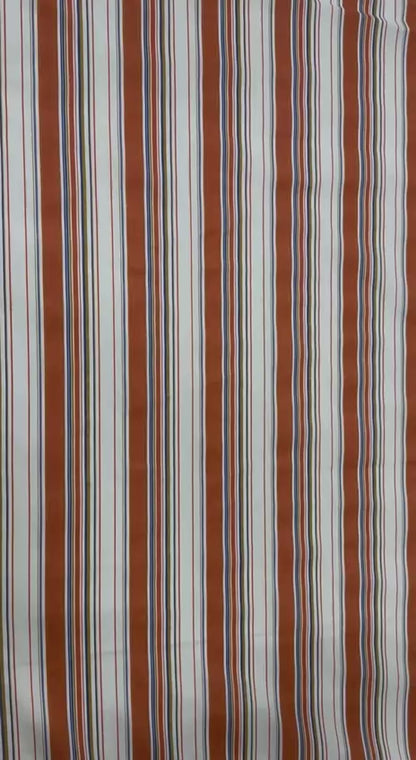 Orange-Gestreift | 100% Baumwolle