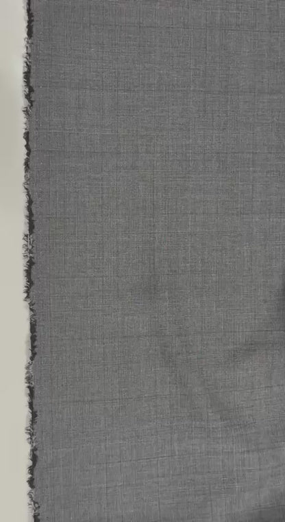 Feiner Anzugstoff Grau | Wolle