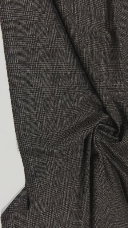 Classic Glencheck - Eleganter Karostoff | Mantelstoff
