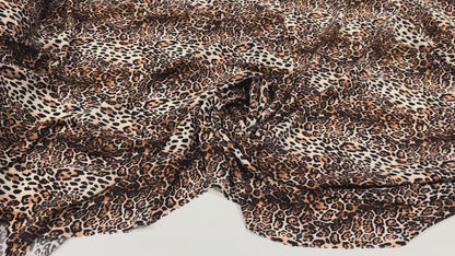 Leo Print – Eleganter Stoff mit Leopardenmuster | Viskose